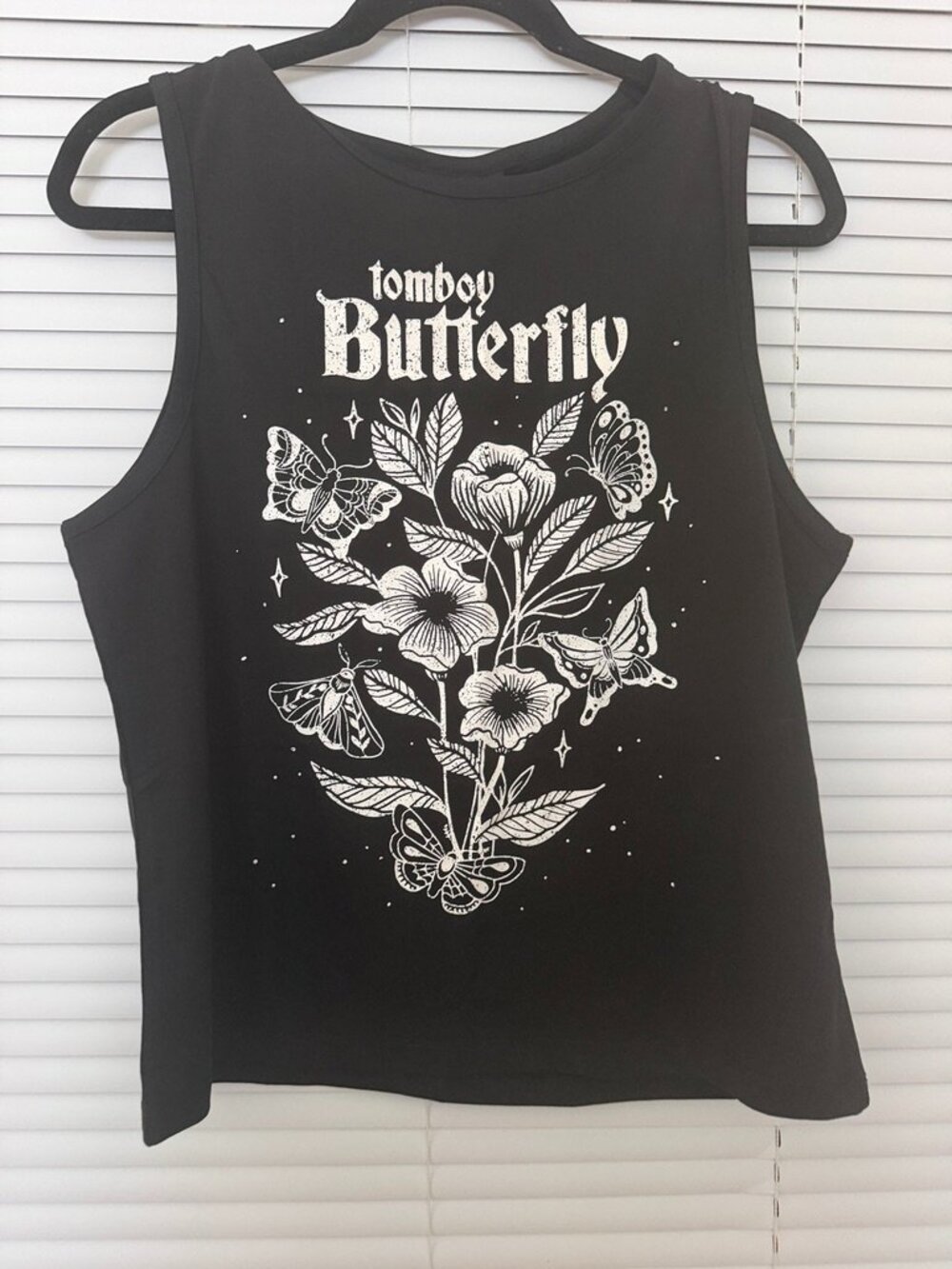 Girrlscout The Tomboy Butterfly Tank Top Size XL
